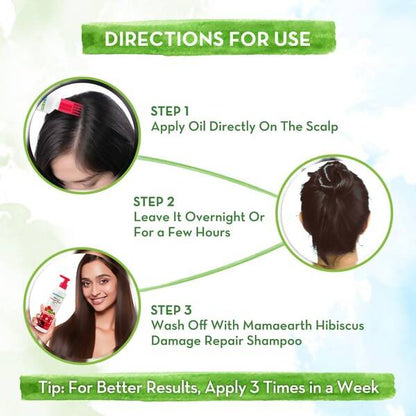Mamaearth Hibiscus Damage Repair Hair Oil - Distacart