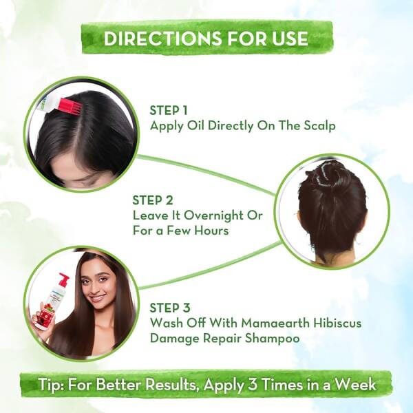 Mamaearth Hibiscus Damage Repair Hair Oil - Distacart