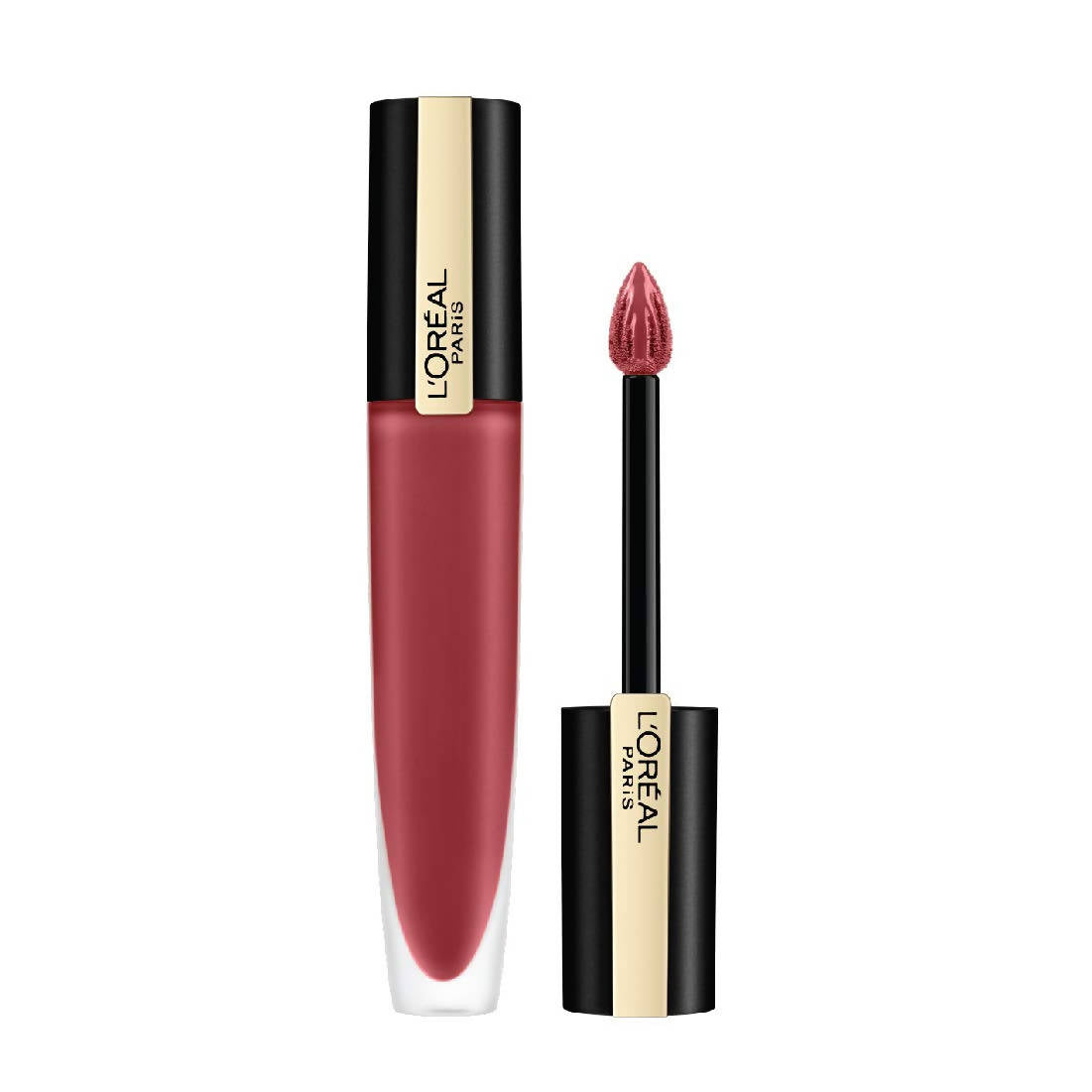 L'Oreal Paris Rouge Signature Matte Liquid Lipstick - 129 I Lead - Distacart