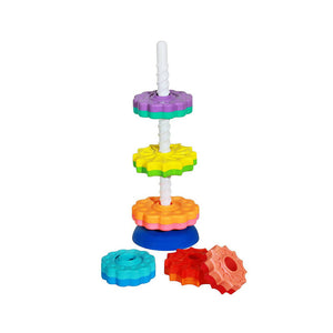 Sardar Ji Ki Dukan Spinning Tower Toy For Kids | Set Of 6 Multi Color Rings Toy For Toddlers To Improve The Dedication And Imagination (Multi Color) - Distacart