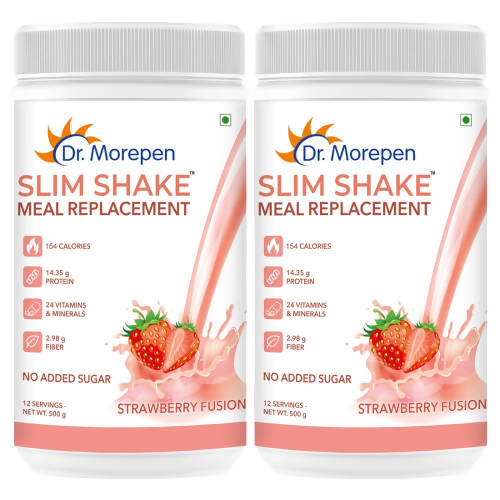 Dr. Morepen Slim Shake - Strawberry Flavor - Distacart