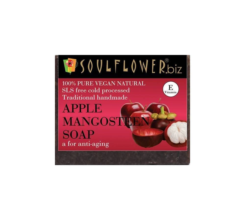 Soulflower Apple And Mangosteen Handmade Soap - Distacart