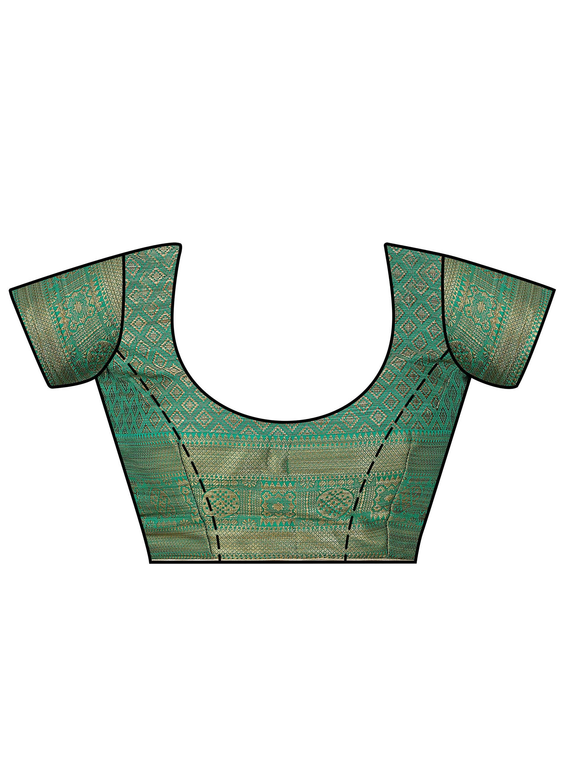 Mimosa Women's Charcoal Grey Patola Art Silk Saree - Distacart