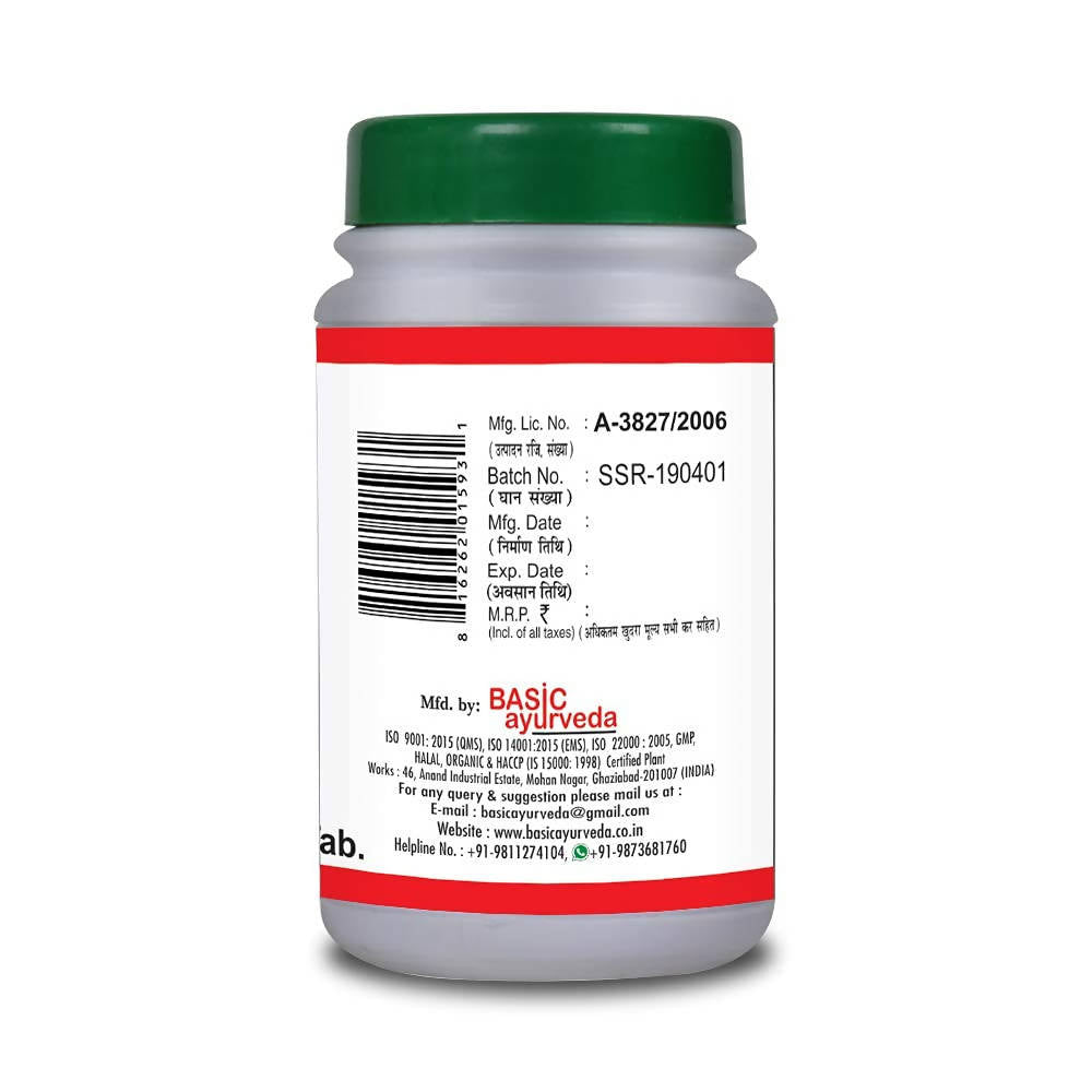 Basic Ayurveda Smriti Sagar Ras Tablets Online
