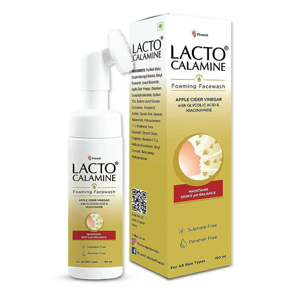 Lacto Calamine Apple Cider Vinegar Foaming Face Wash - Distacart