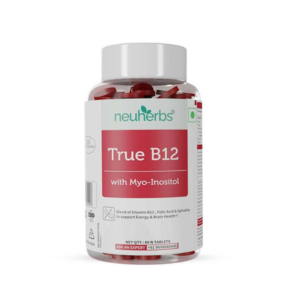 Neuherbs Plant-Based True B12 Tablets - Distacart