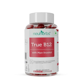 Neuherbs Plant-Based True B12 Tablets - Distacart