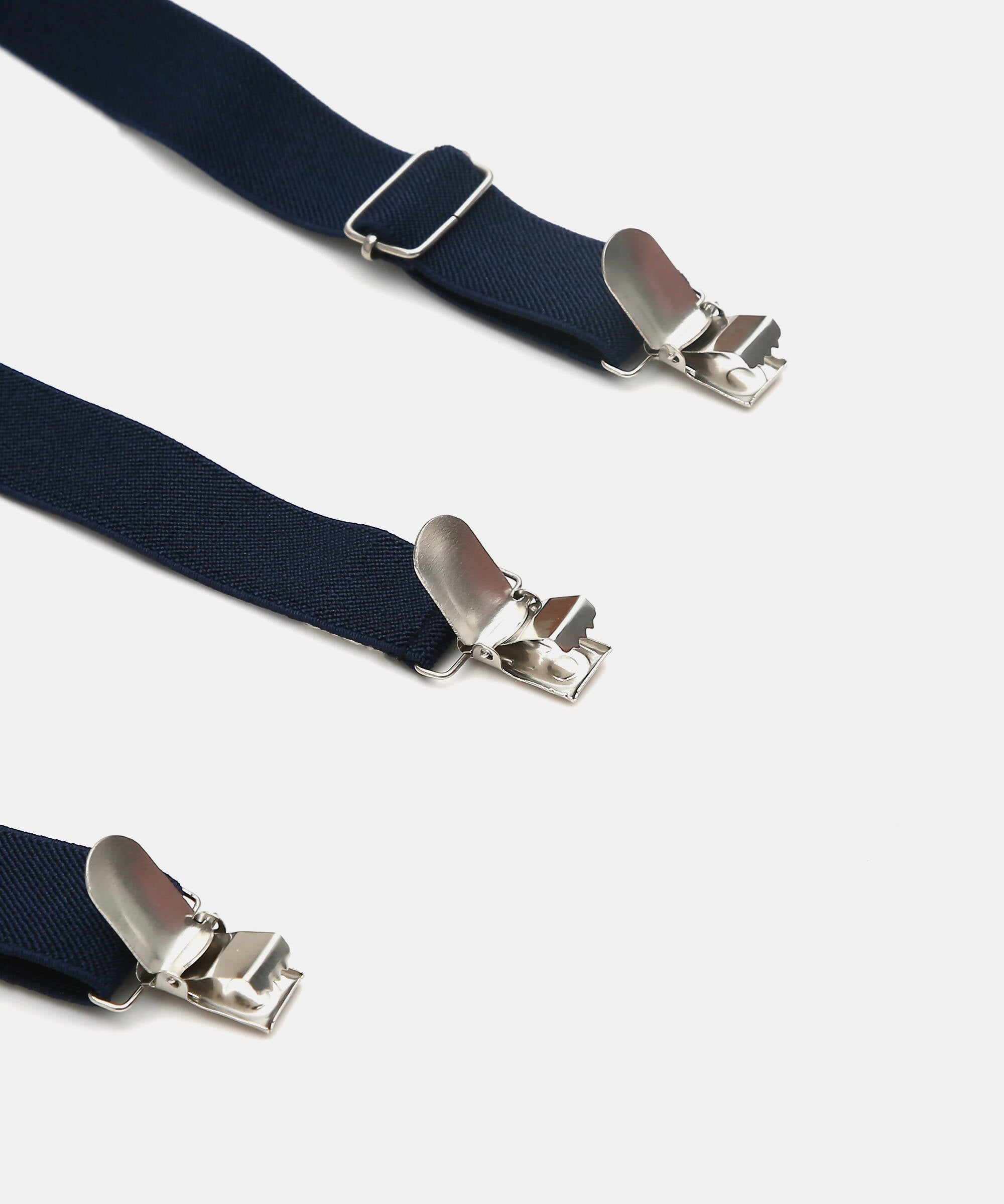Manet Boys Solid Suspenders - Navy Blue - Distacart