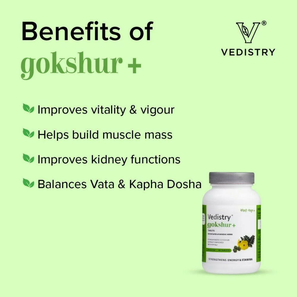 Vedistry Gokshur Tablets - Distacart