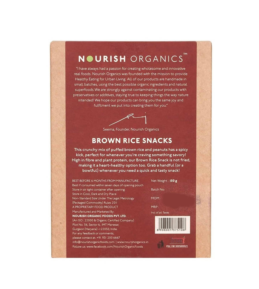Nourish Organics Brown Rice Snacks