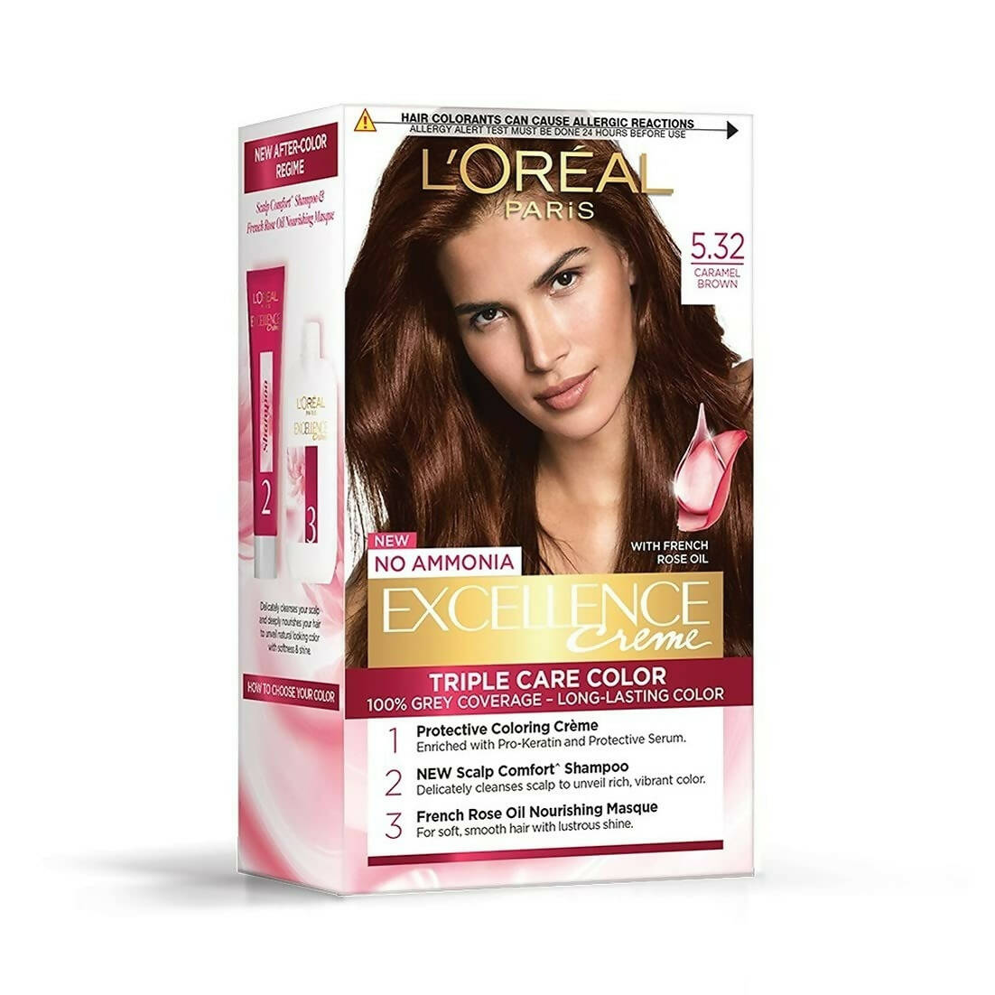 L'Oreal Paris Hair Colour - 5.32 Caramel Brown - Distacart