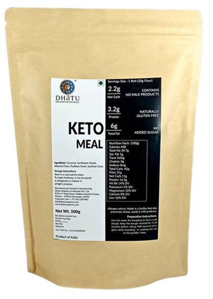 Dhatu Organics & Naturals Keto Meal - Distacart