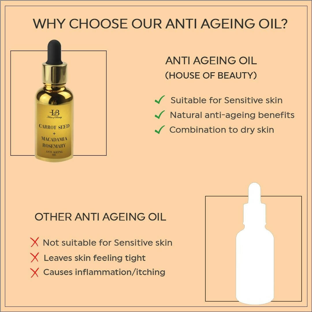 House Of Beauty Anti Ageing Oil - Distacart