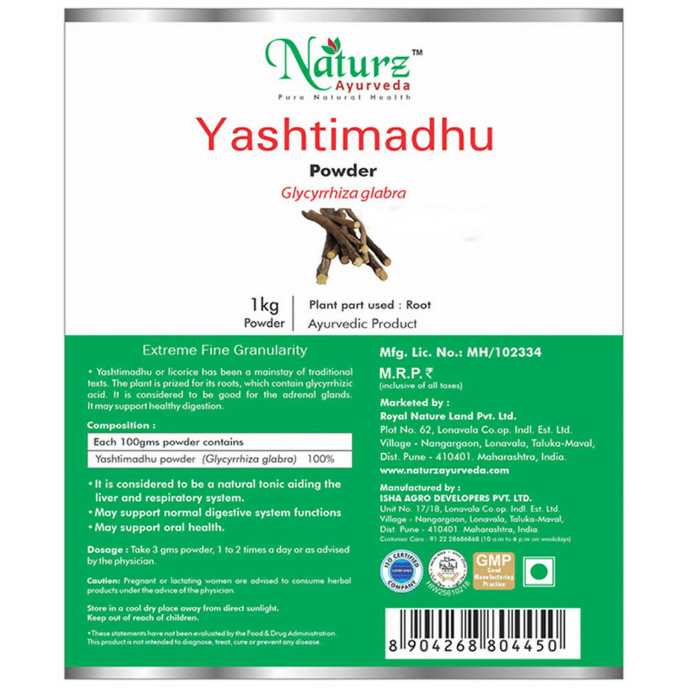 Naturz Ayurveda Yashtimadhu Powder - Distacart