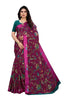 Vamika Purple Linen Satin Patta Saree (MANSI PURPLE) - Distacart