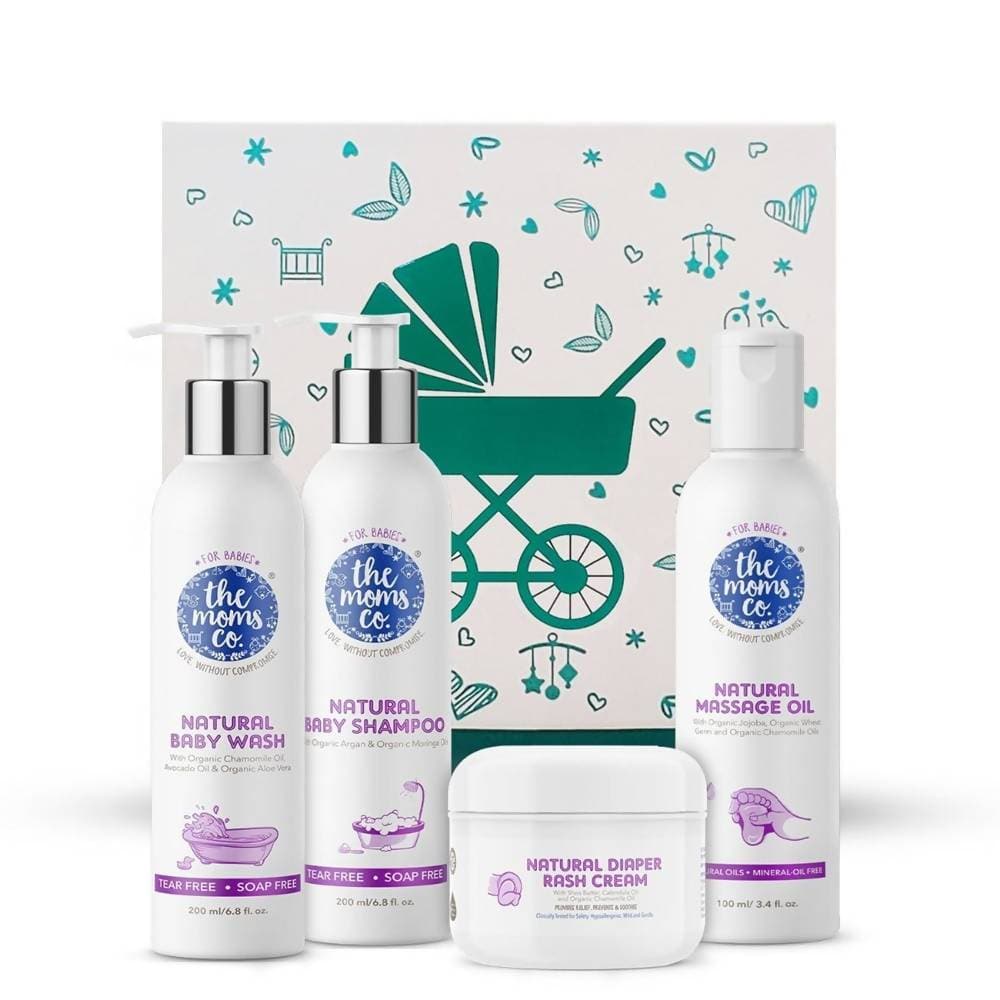 The Moms Co Baby Essentials With Ribbon Gift Box - Distacart
