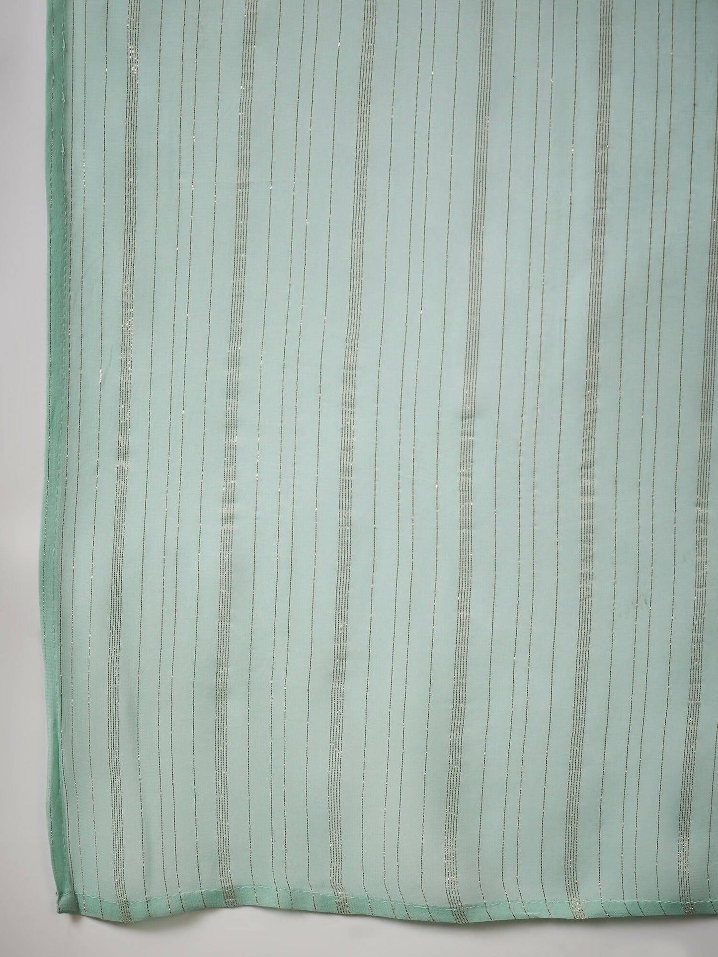Sky Blue Georgette Handwork Unstitched Dress Material - Hanika - Distacart