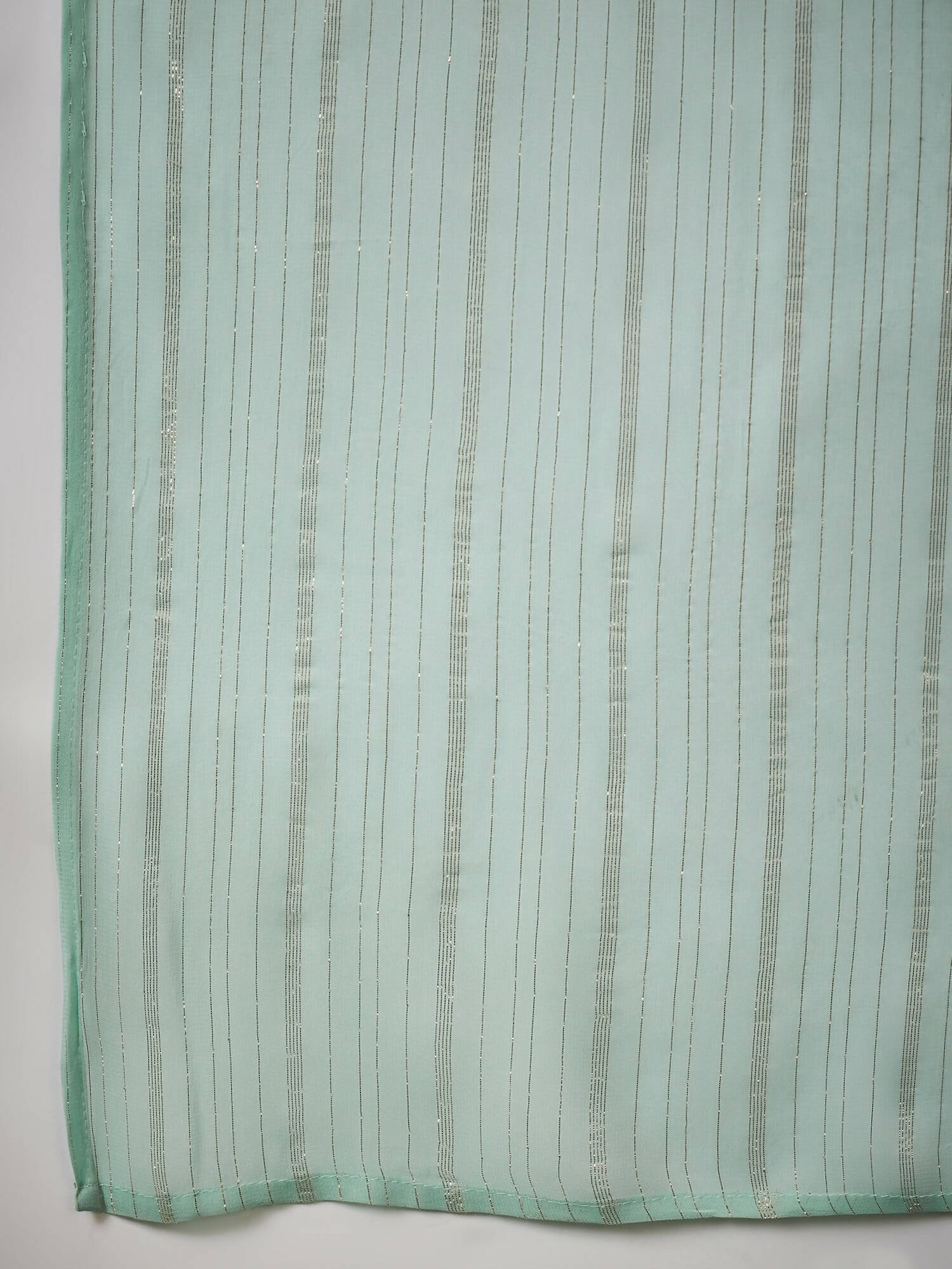 Sky Blue Georgette Handwork Unstitched Dress Material - Hanika - Distacart