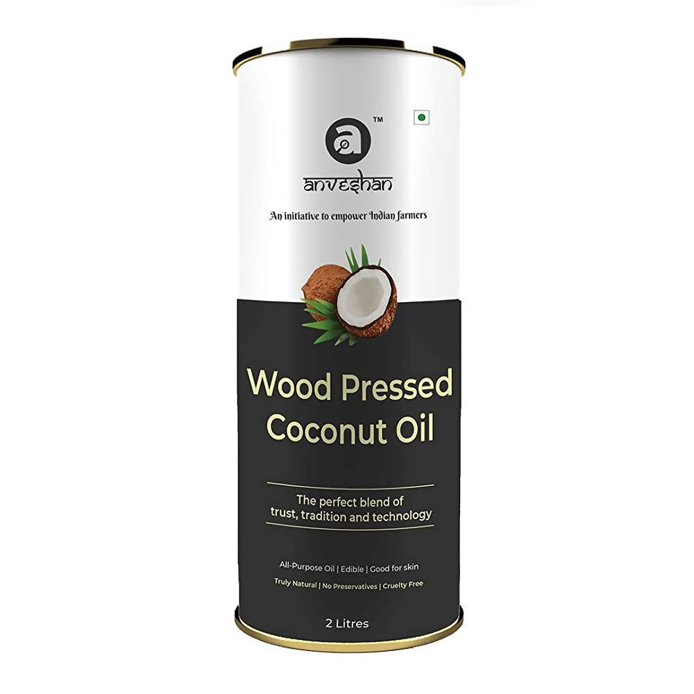 Anveshan Wood Pressed Coconut Oil - 1 L