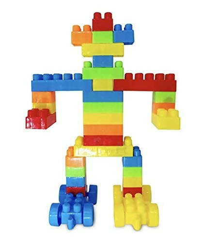 Kipa 180 Pieces with Storage Container Multi Colored Educational Jumbo Learn and Play Building Blocks for Kids - Distacart