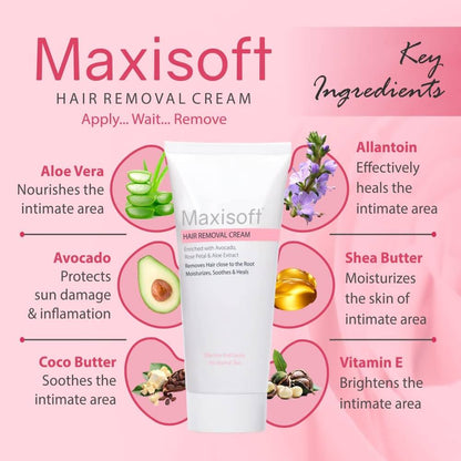 Maxisoft Hair Removal Cream - Distacart