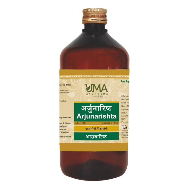 Uma Ayurveda Arjunarishta Syrup - Distacart