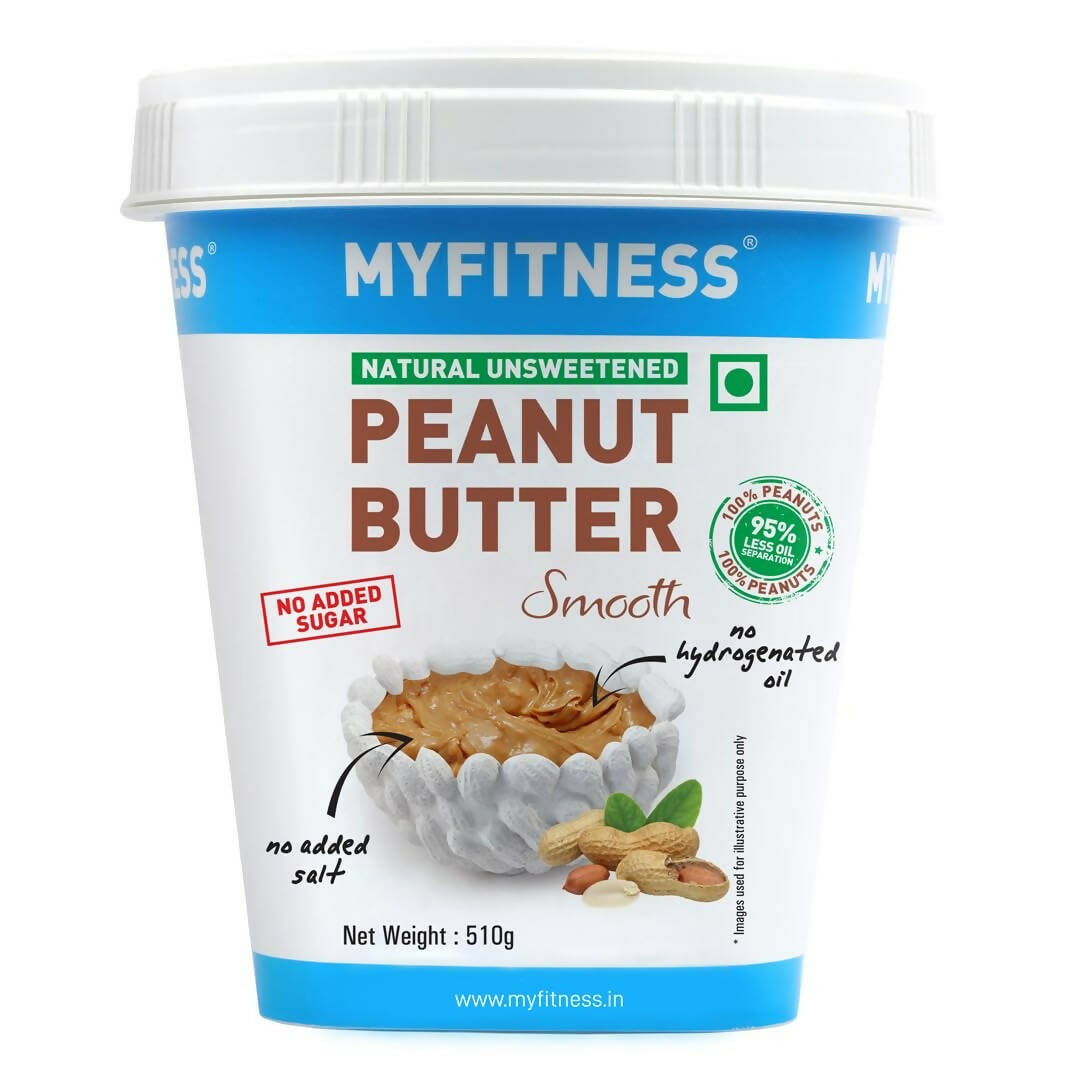 Myfitness Unsweetened Natural Peanut Butter Smooth - Distacart