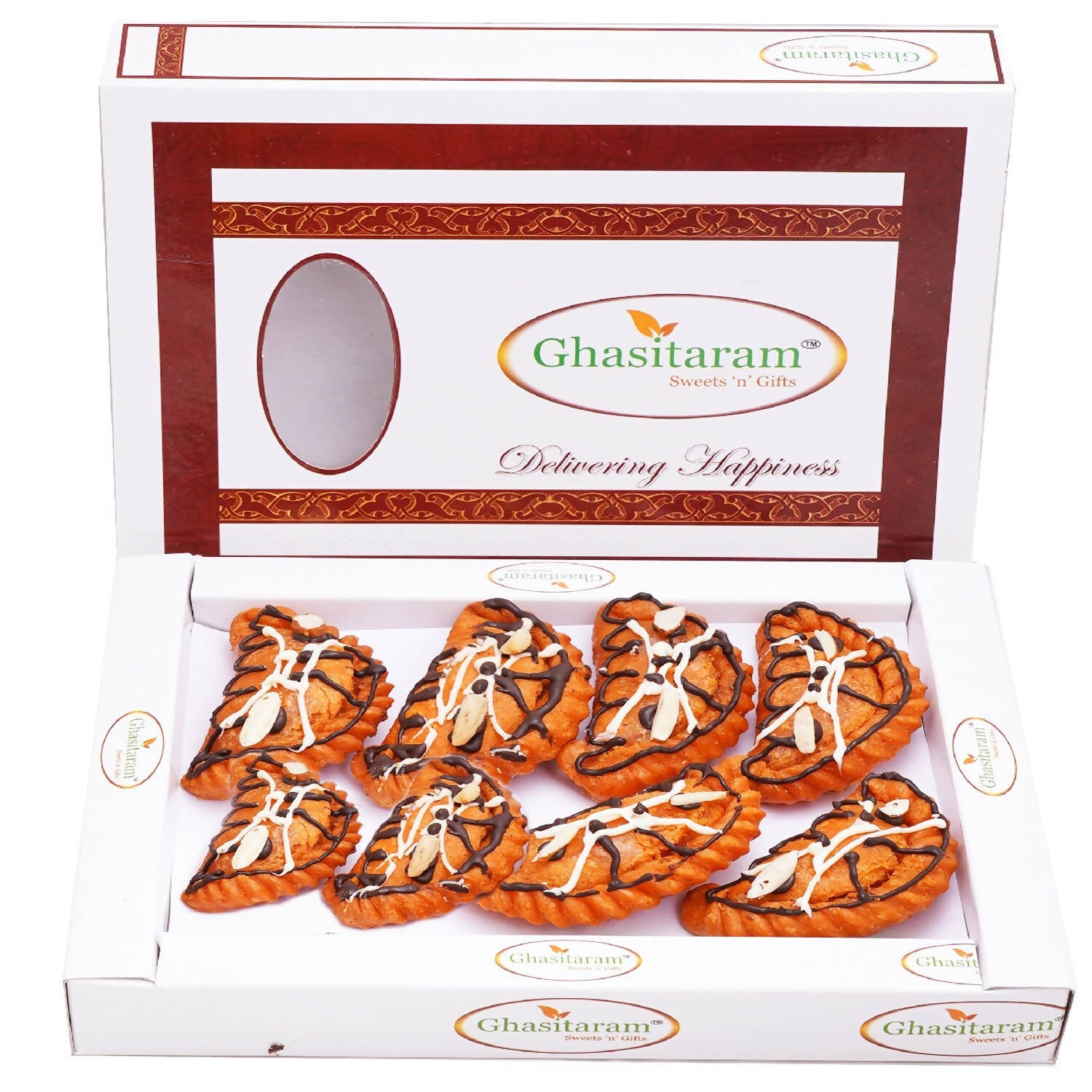 Ghasitaram Orange Flavoured Gujiya - Distacart