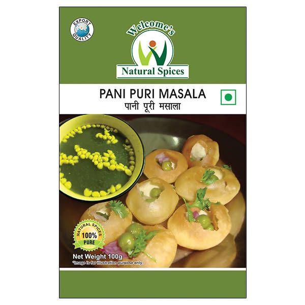 Welcome’s Natural Spices Pani Puri Masala Powder - Distacart