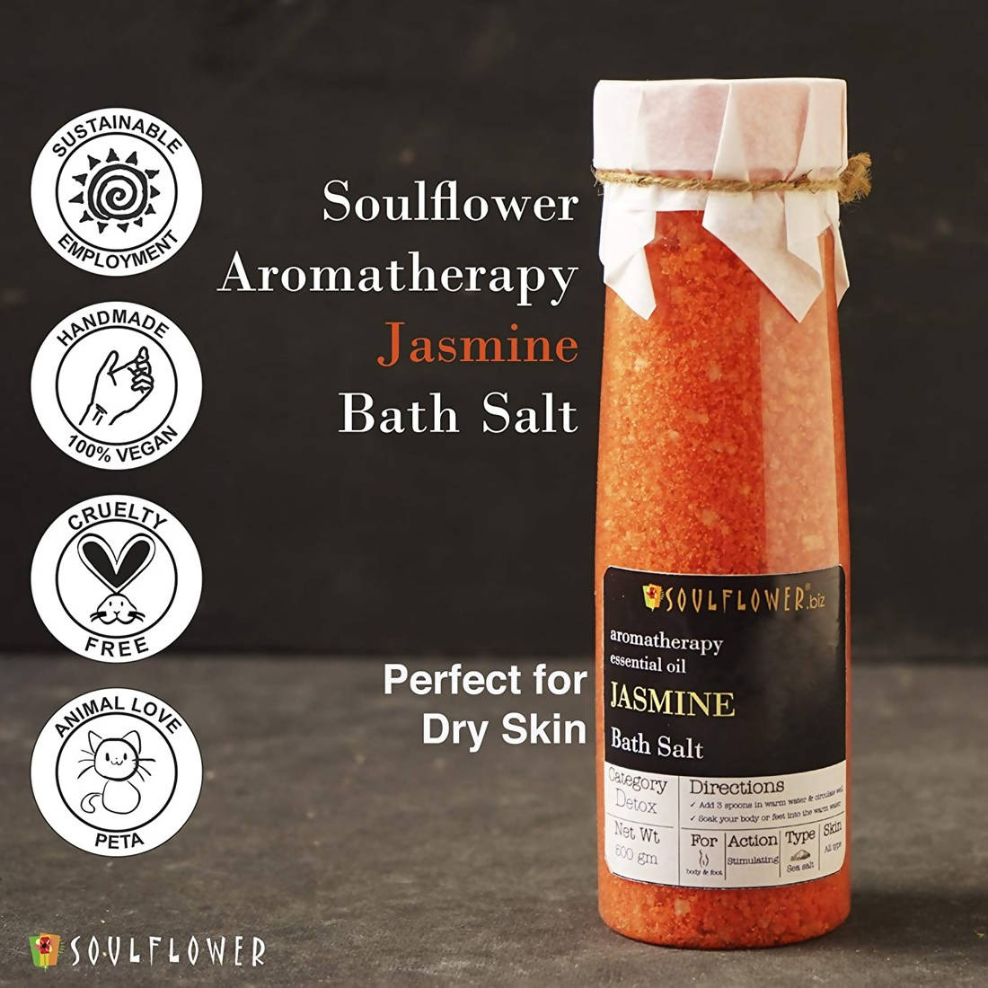 Soulflower Aromatherapy Essential Oil Jasmine
