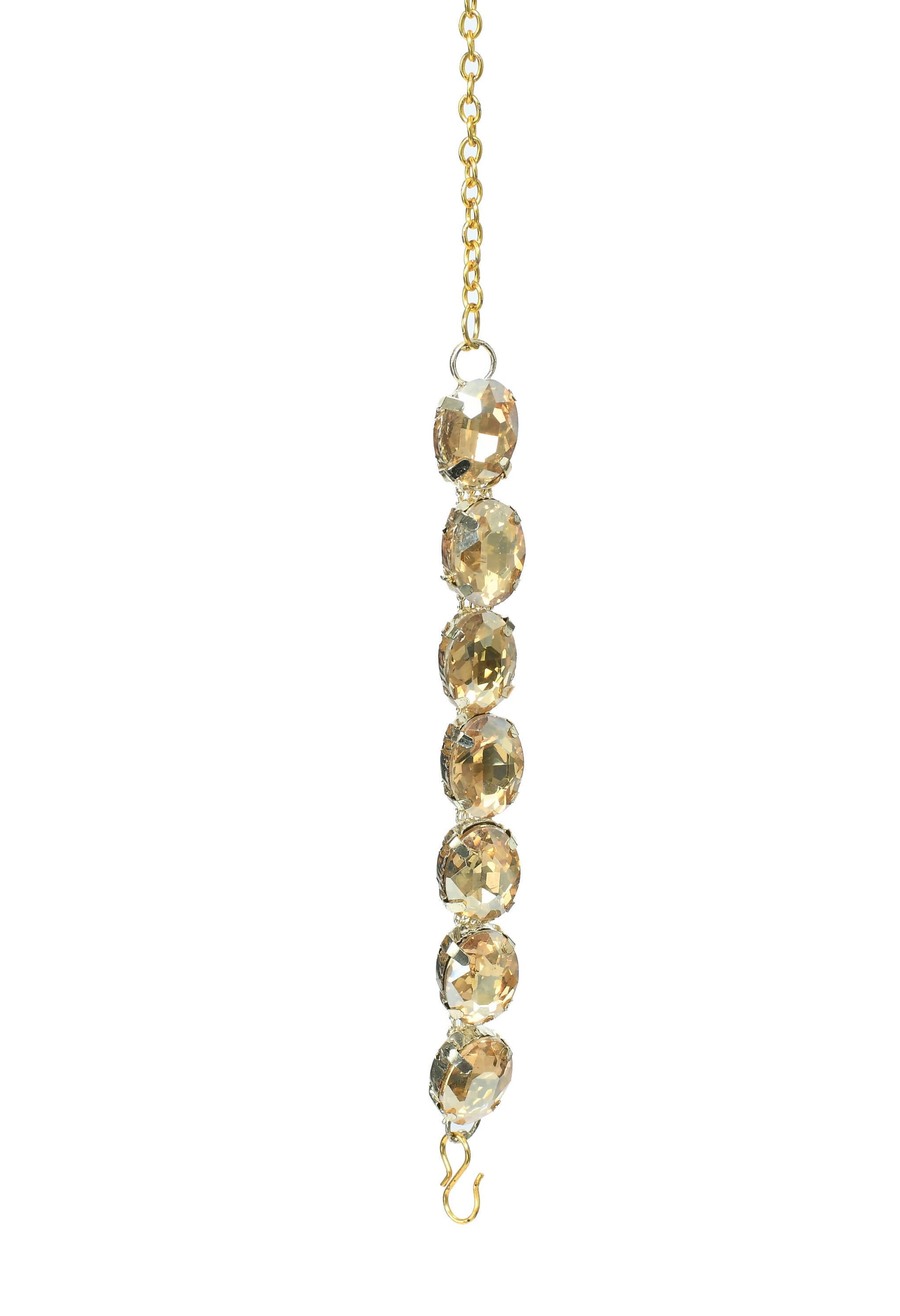 Mominos Fashion Johar Kamal Gold-Plated Finish Stone Choker For Women (Golden) - Distacart