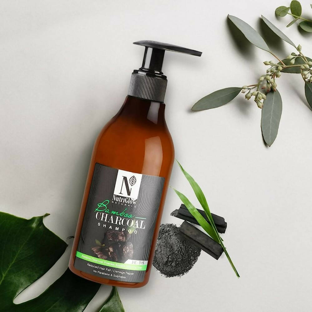 NutriGlow NATURAL'S Bamboo Charcoal Shampoo - Distacart