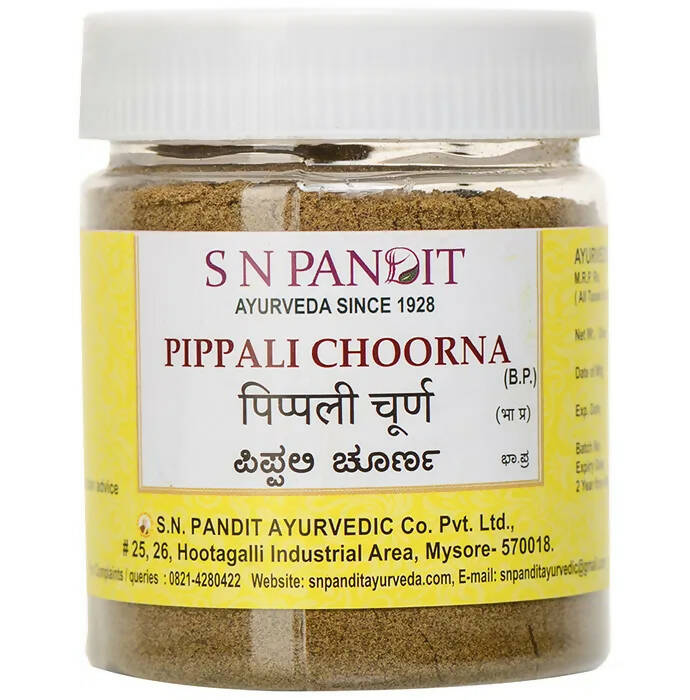 S N Pandit Ayurveda Pippali Choorna - Distacart