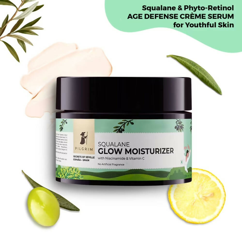 Pilgrim Squalane Glow Moisturizer - Distacart