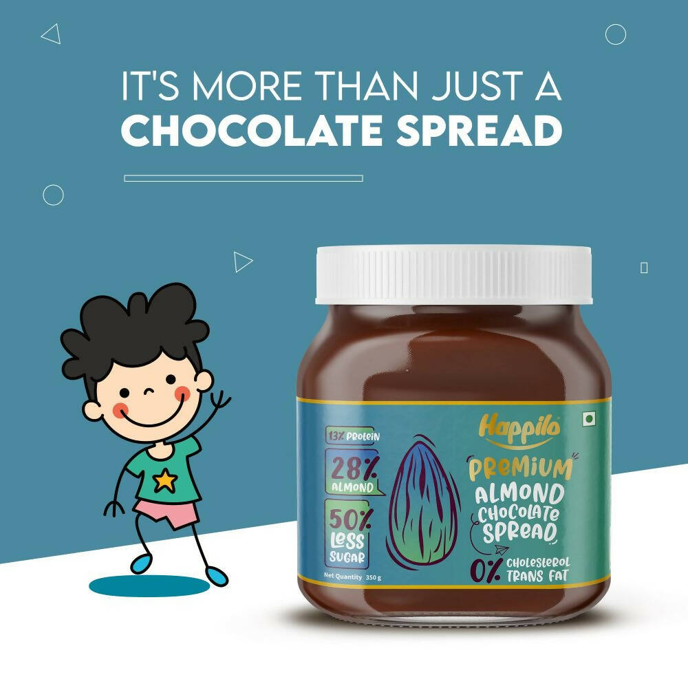 Happilo Premium Chocolate Almond Spread - Distacart
