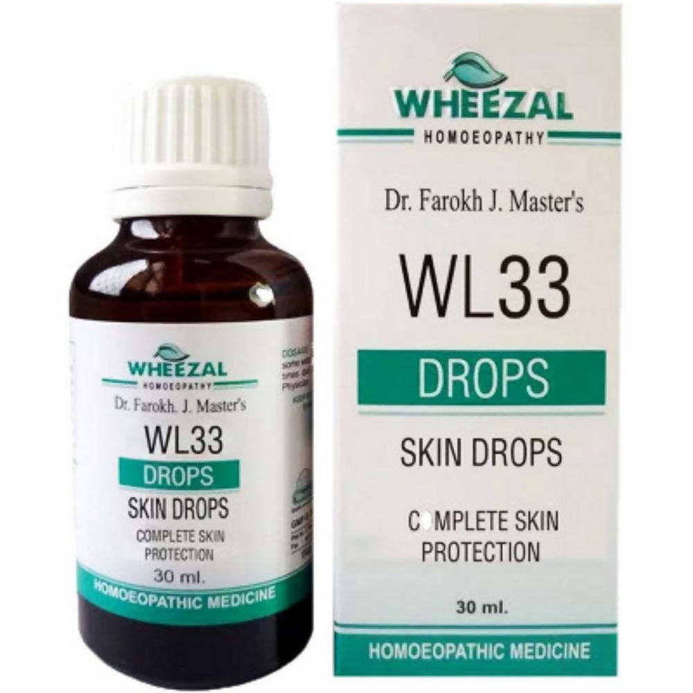 Wheezal Homeopathy WL33 Skin Drops - Distacart