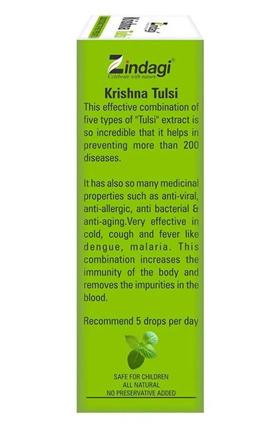Zindagi Krishna Tulsi Drops - Distacart