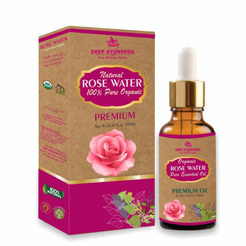 Deep Ayurveda Organic Rose Water Essential Oil - Distacart