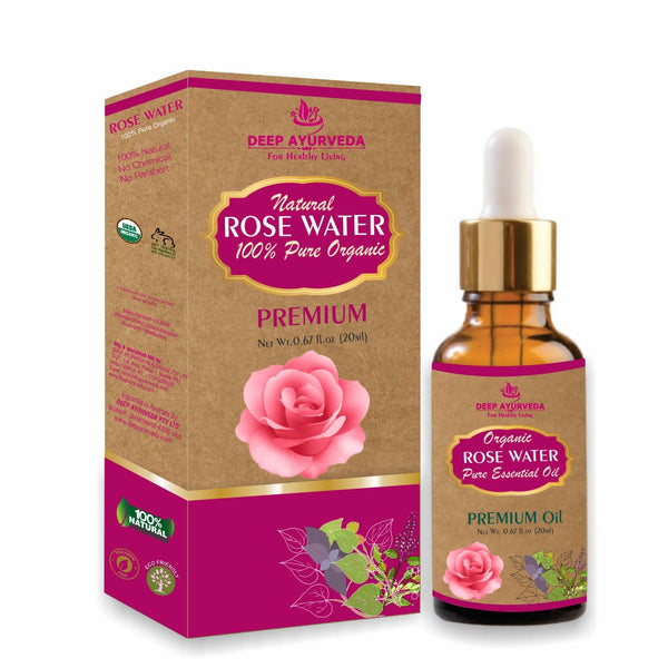 Deep Ayurveda Organic Rose Water Essential Oil - Distacart