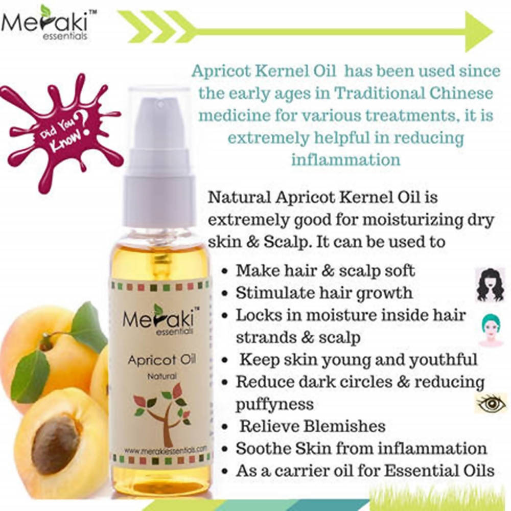 Meraki Essentials Apricot Natural Oil - Distacart