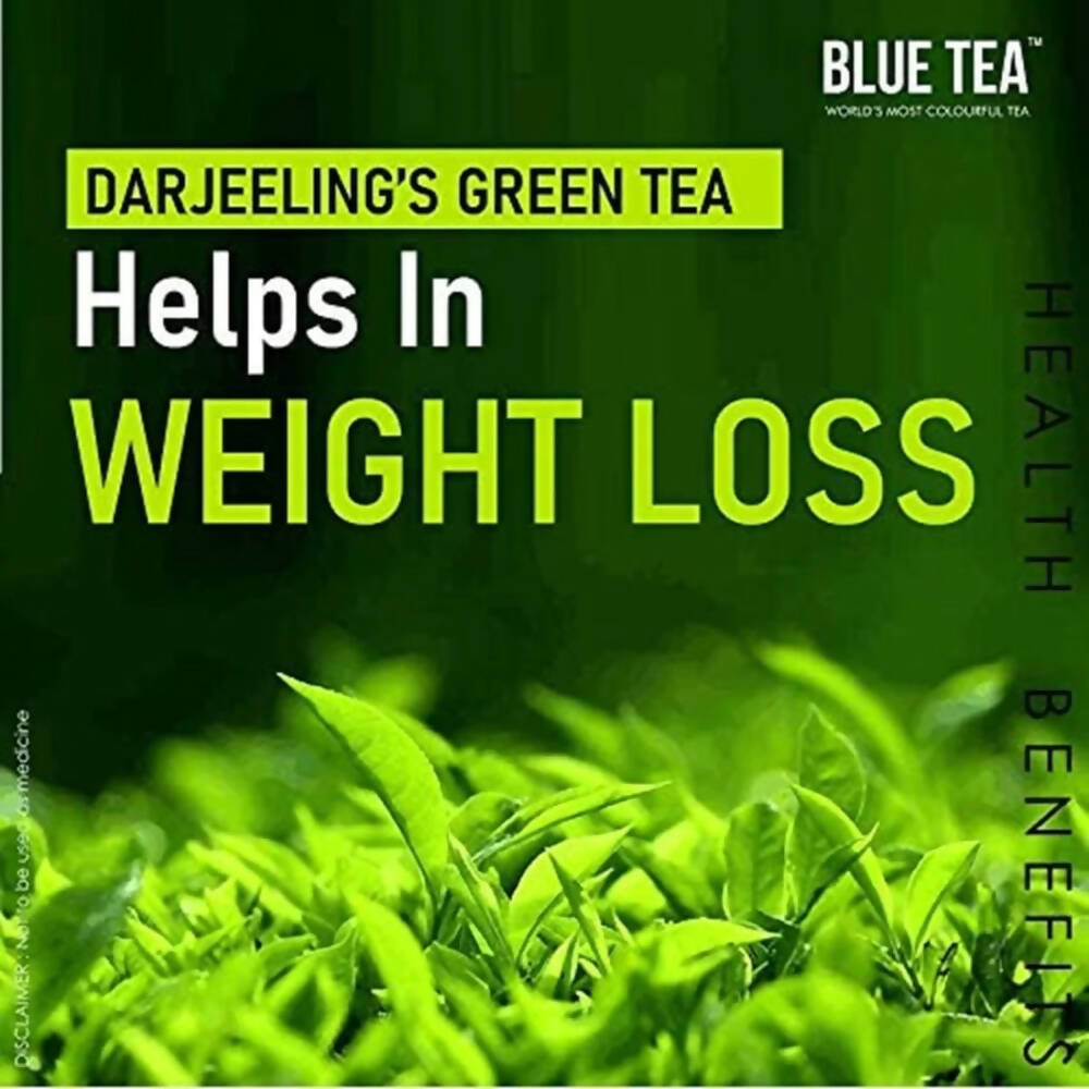 Blue Tea Organic Tulsi Green Tea - Distacart