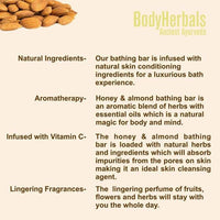Thumbnail for Bodyherbals Hydrating, Hand Made Honey Almond Bathing Bar