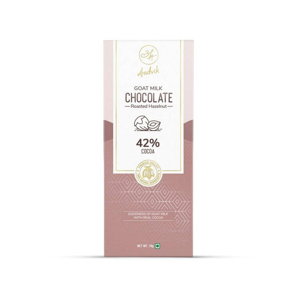 Aadvik Goat Milk Chocolate - Roasted Hazelnut - Distacart