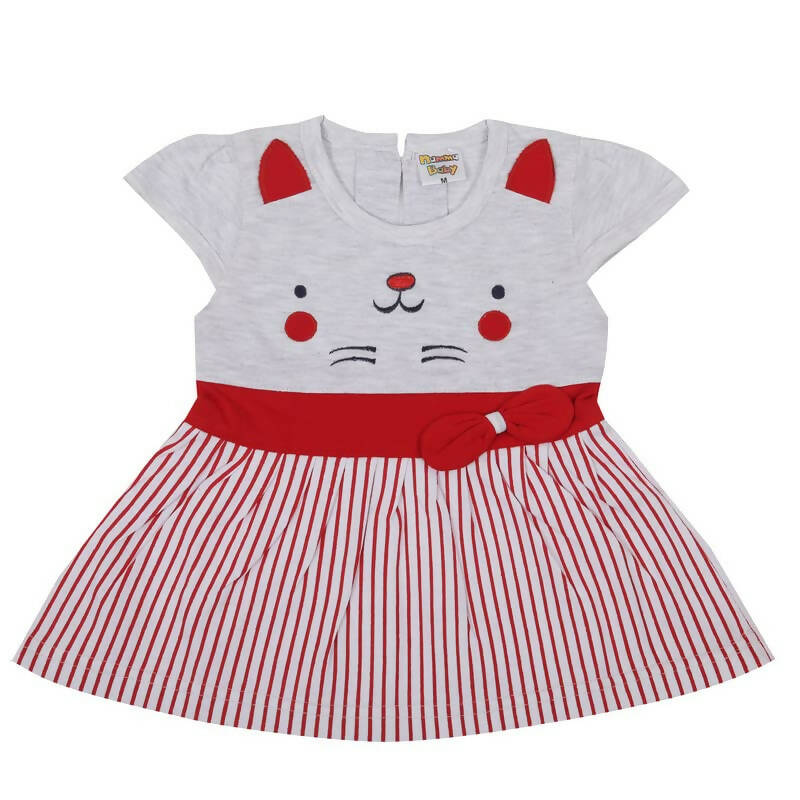 NammaBaby Baby Girl's A-Line Mini Frock Dress - Red 120 - Distacart
