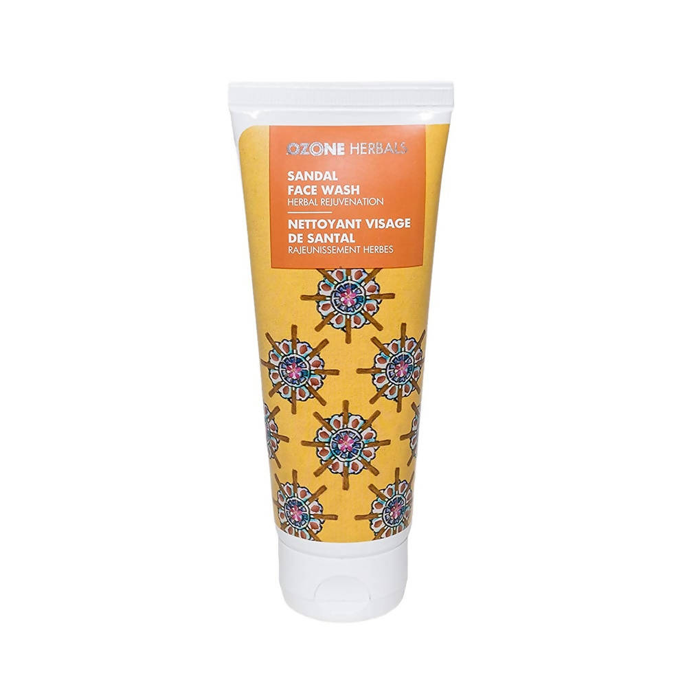 Ozone Herbals Sandal Face Wash - Distacart