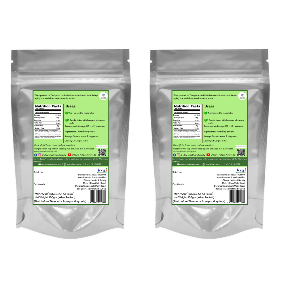 Nxtgen Ayurveda Giloy Powder - Distacart