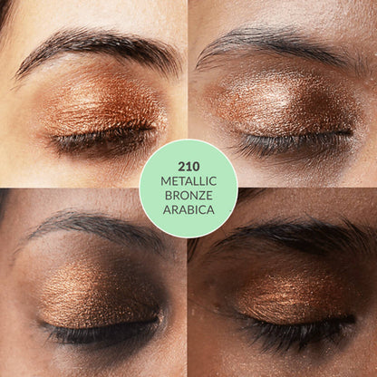 Disguise Satin Smooth Eyeshadow Squares - Metallic Bronze Arabica 210 - Distacart