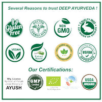 Thumbnail for Deep Ayurveda Flax Seed 500mg Veg Capsules - Distacart
