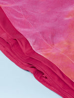 Thumbnail for House of Panchhi Orange Organza Shibori Printed Lehenga choli & Dupatta - Distacart