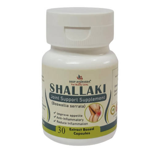 Deep Ayurveda Shallaki 500mg Veg Capsule - Distacart